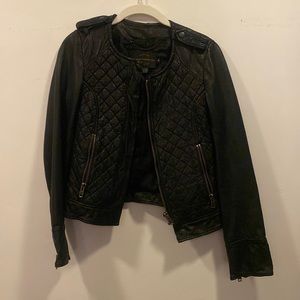 French Connection leather jacket